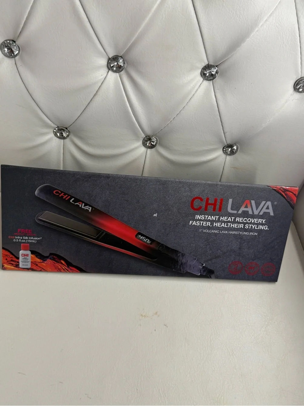 CHI Lava Red & Black Volcanic Hair Straightener